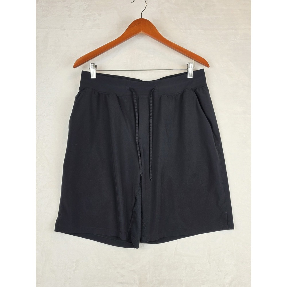 Lululemon T.H.E. Short 9in Linerless Mens Large Black LM7AJBS
